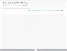 Tablet Screenshot of lesliebaumannmd.com